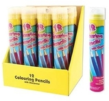 12 Col Pencils & Sharpener