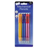 6 Mechanical Pencils + Eraser