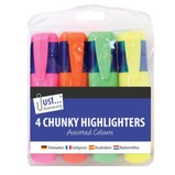 4 Chunky Highlighters