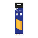 15 Hb Pencils With Erasers