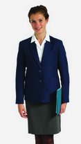 Girls Plain Polyester Blazer